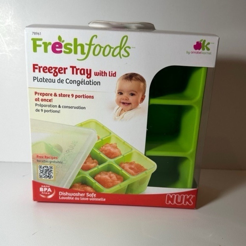 NUK freezer tray with lid